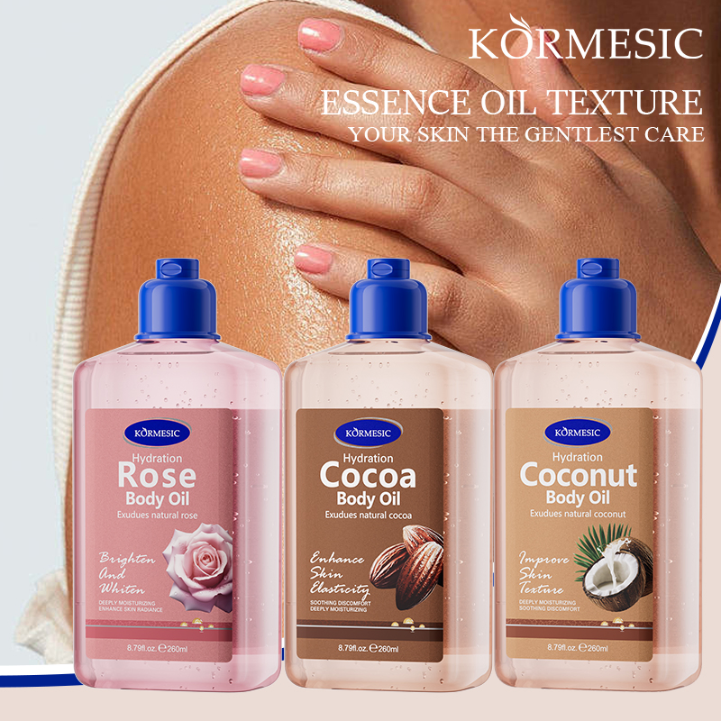 OEM Private Label Lightweight, Absorbed, Brighten. Whiten. Rose Body Essence Oil