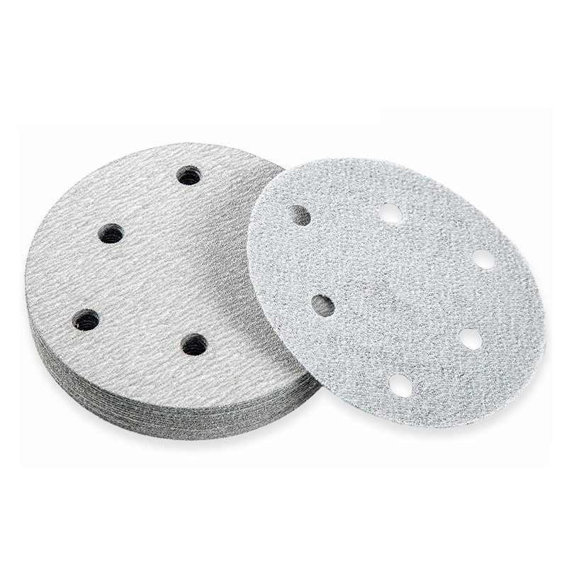 Белый премиум-шлифовальный круг Alox на липучке