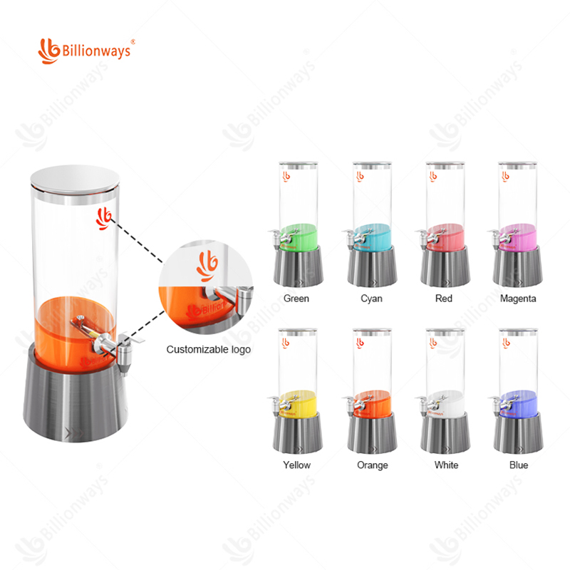 Versatile Beverage Dispenser Tower with Easy Pour Spouts