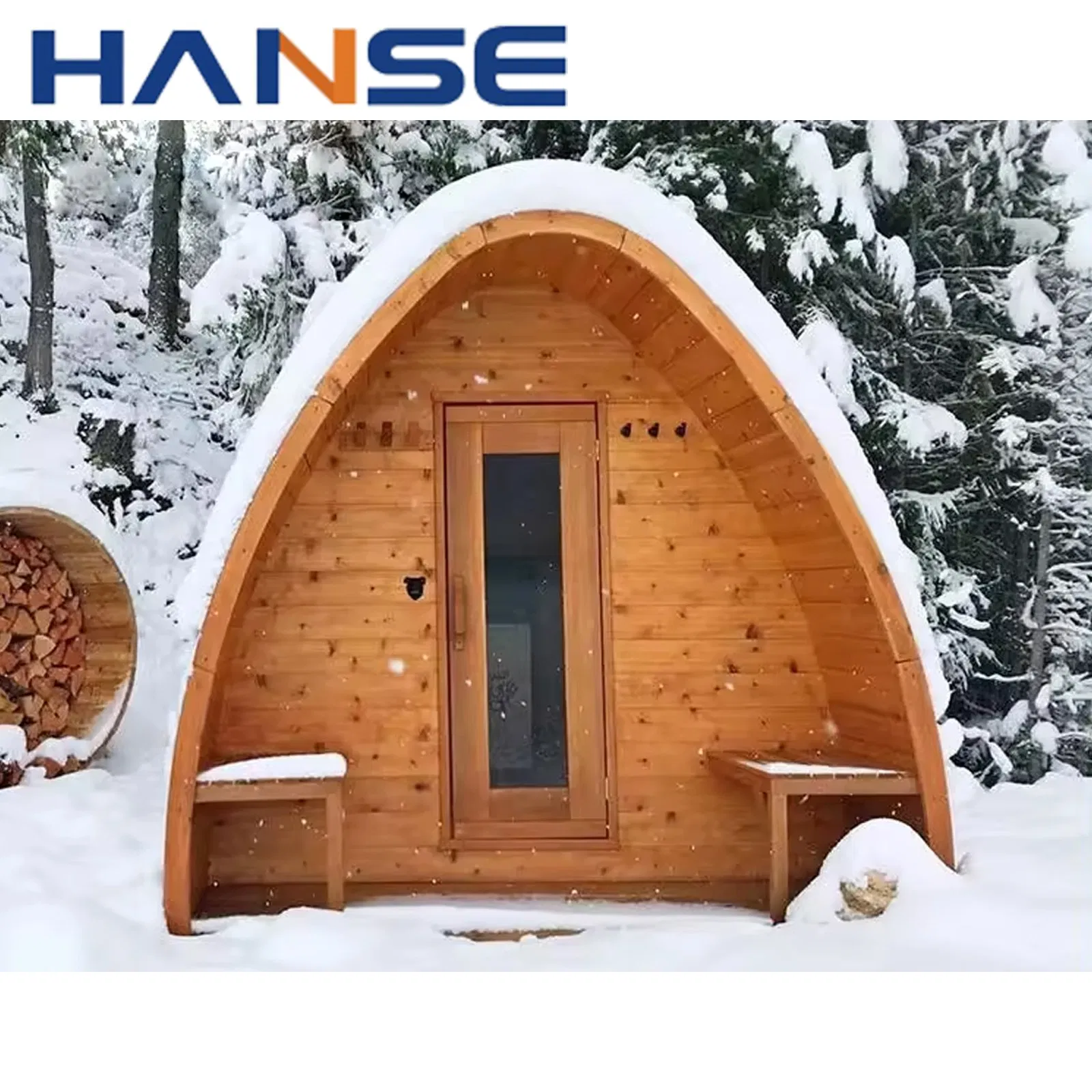 Индивидуальная сауна из финской сосны для улицы