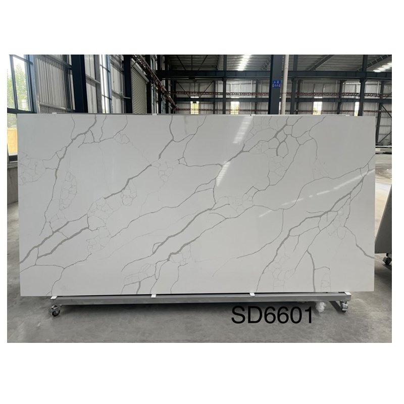 Reconstituted Artificial Stone Polished Countertops Kitchen Work Top Stone Quartz