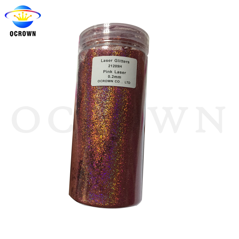 Ocrown Holographic Dark Blue Glitter Flakes Hologram Pigment Powder