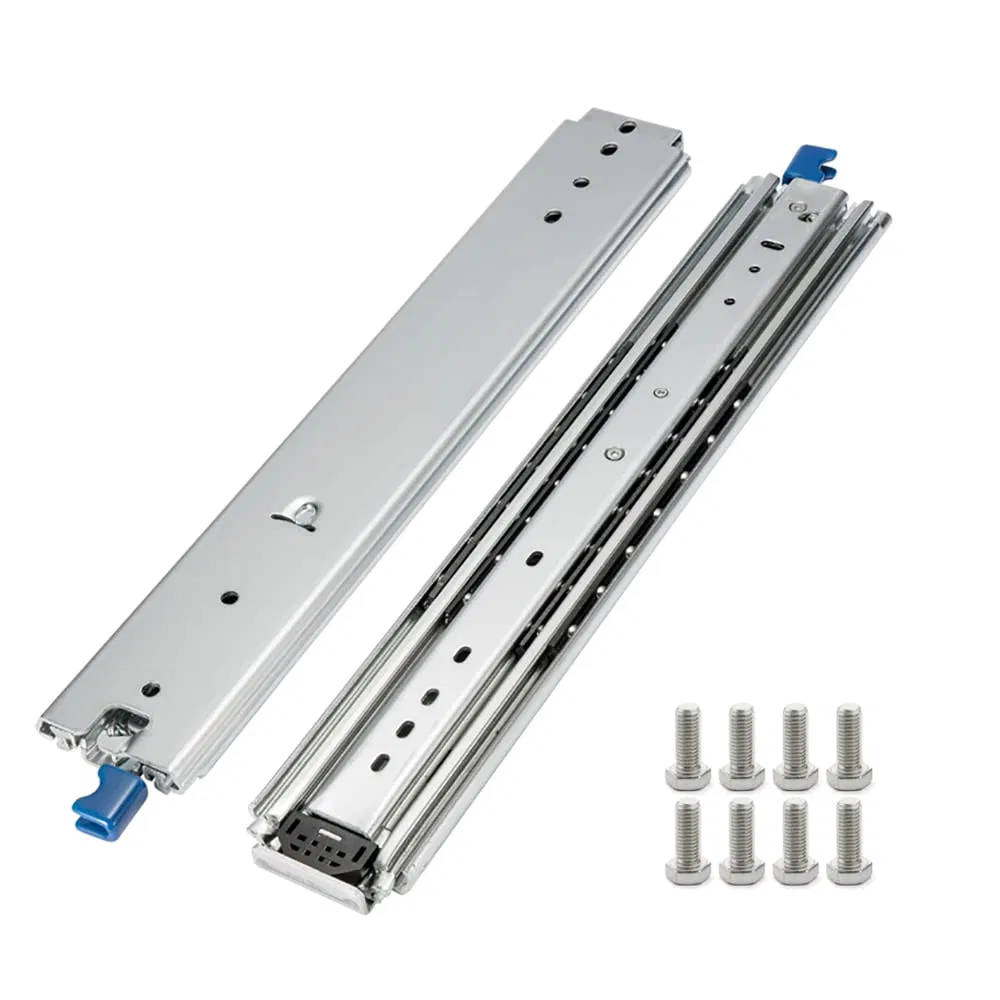 Heavy-Duty Self-Locking Fully Expandable Drawer Telescopic Slide Rail