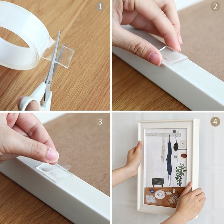 Double Sided Washable Adhesive Tape Multifunctional Removable Transparent Grip Tape Free Sample Nano Tape