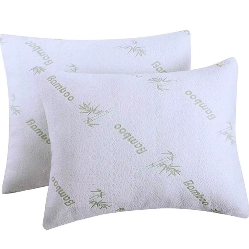 Foam Pillow Shredded Bamboo Camping Airplane Eco-Friendly Waterproof