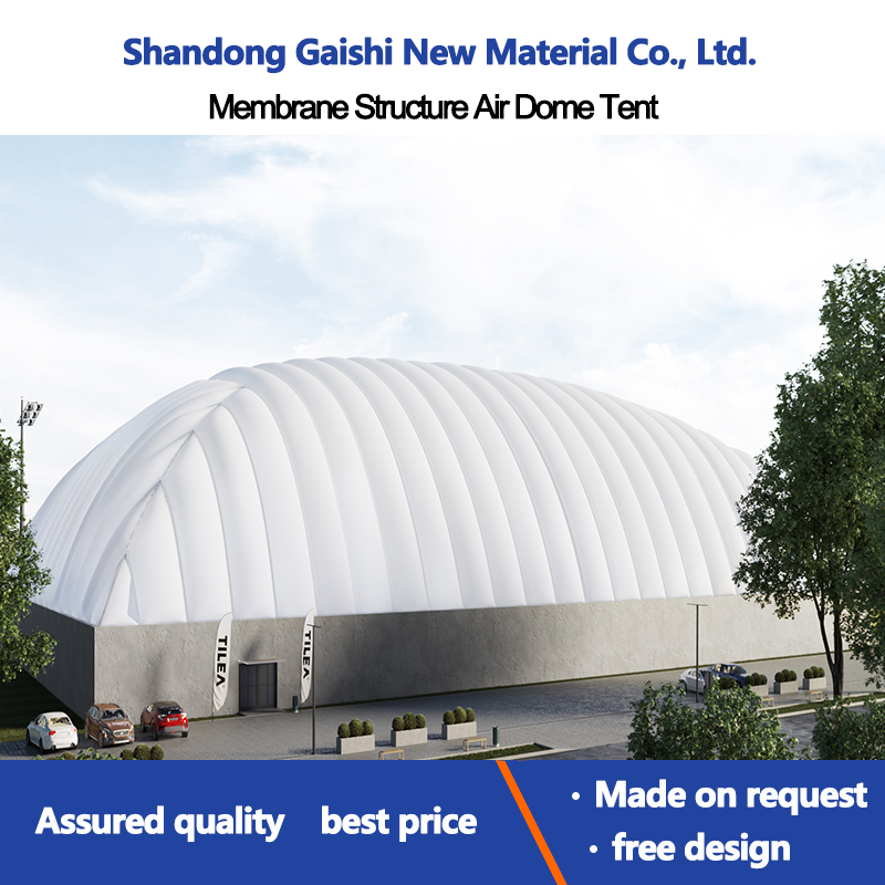 Large Coal Yard Storage Inflatable Shed PVDF Membrane Structure Air Dome Tent
