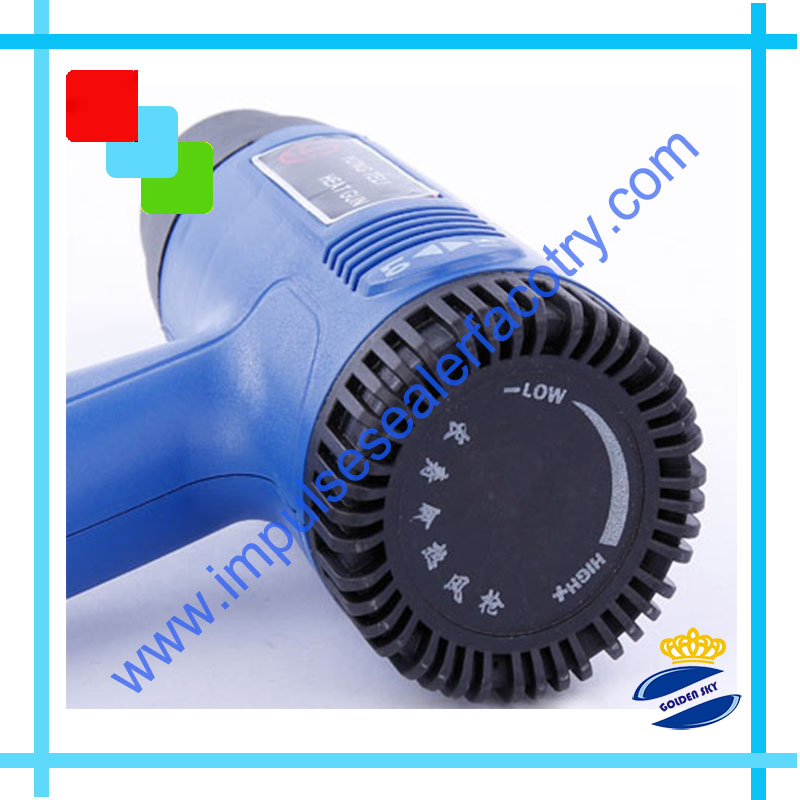 1600W Variable Temperature Heat Gun with LCD Display