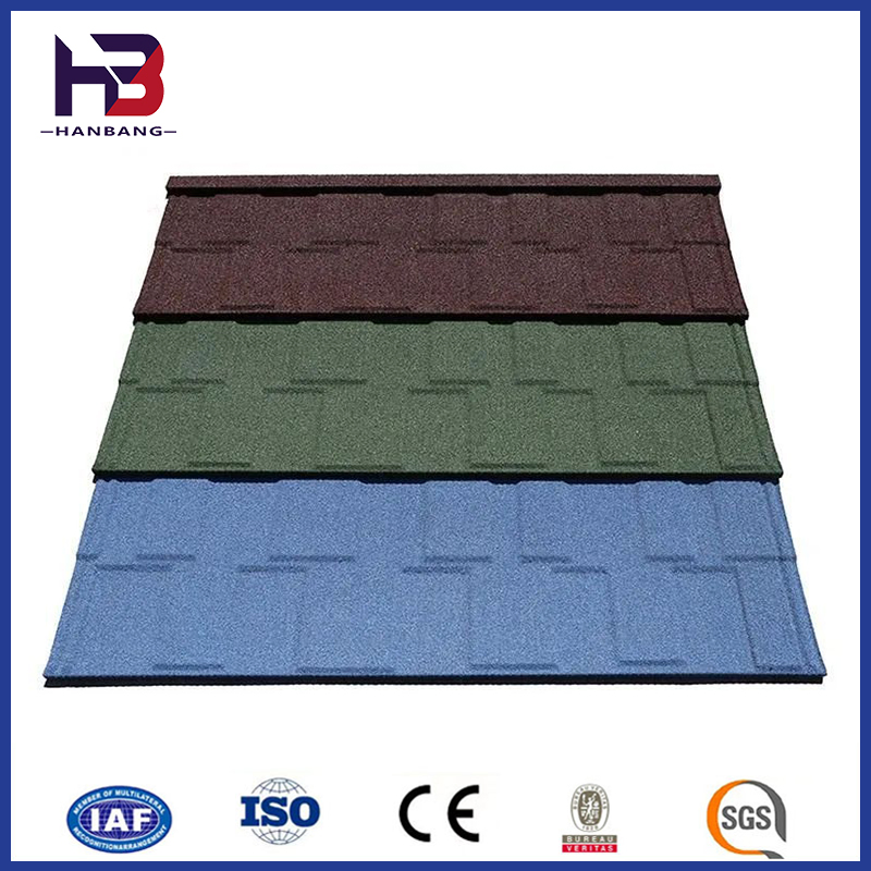 Металлочерепица с каменной крошкой, цвет кирпич