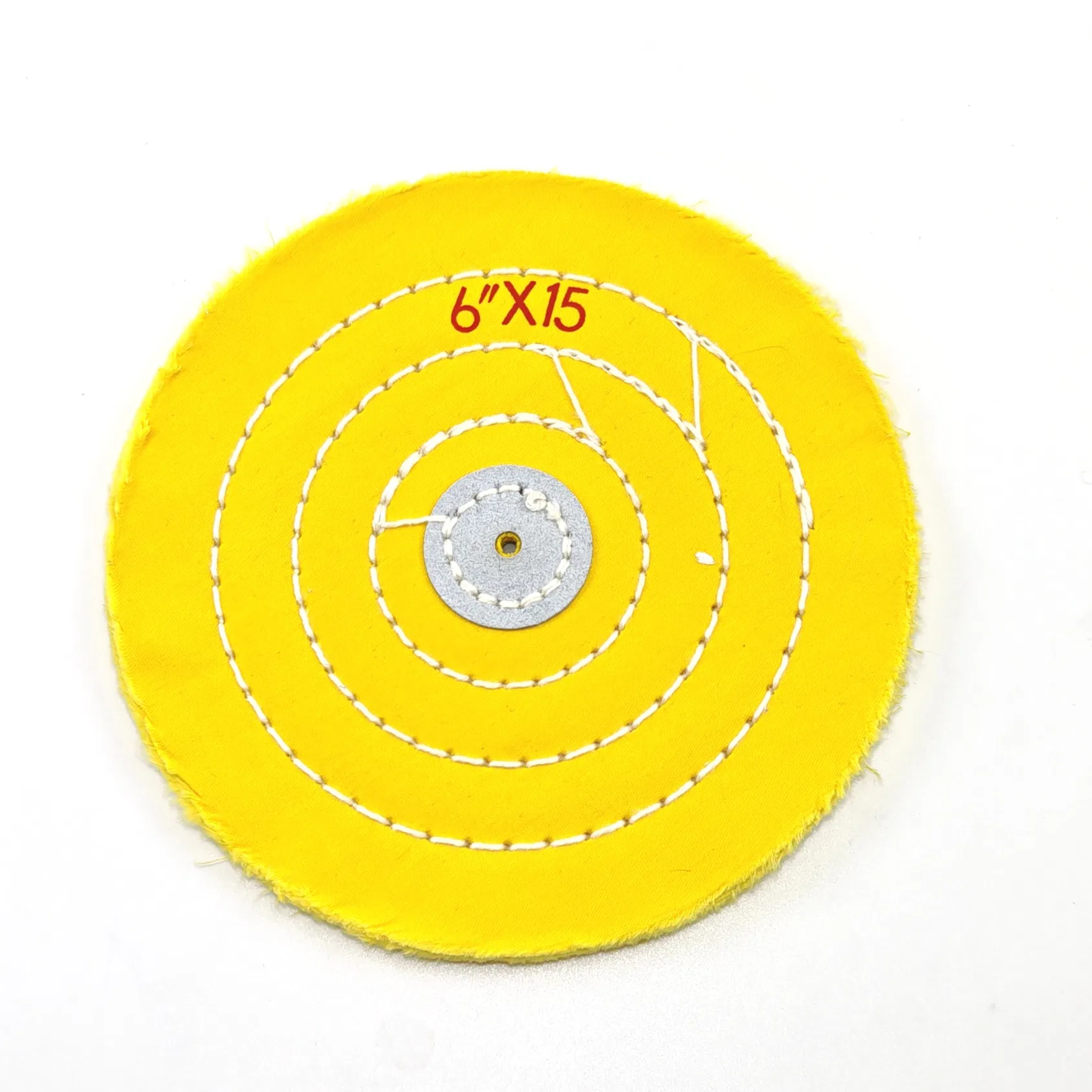 Multi-Purpose Cotton Polishing Buffing Wheel with Abrasive Grains Included