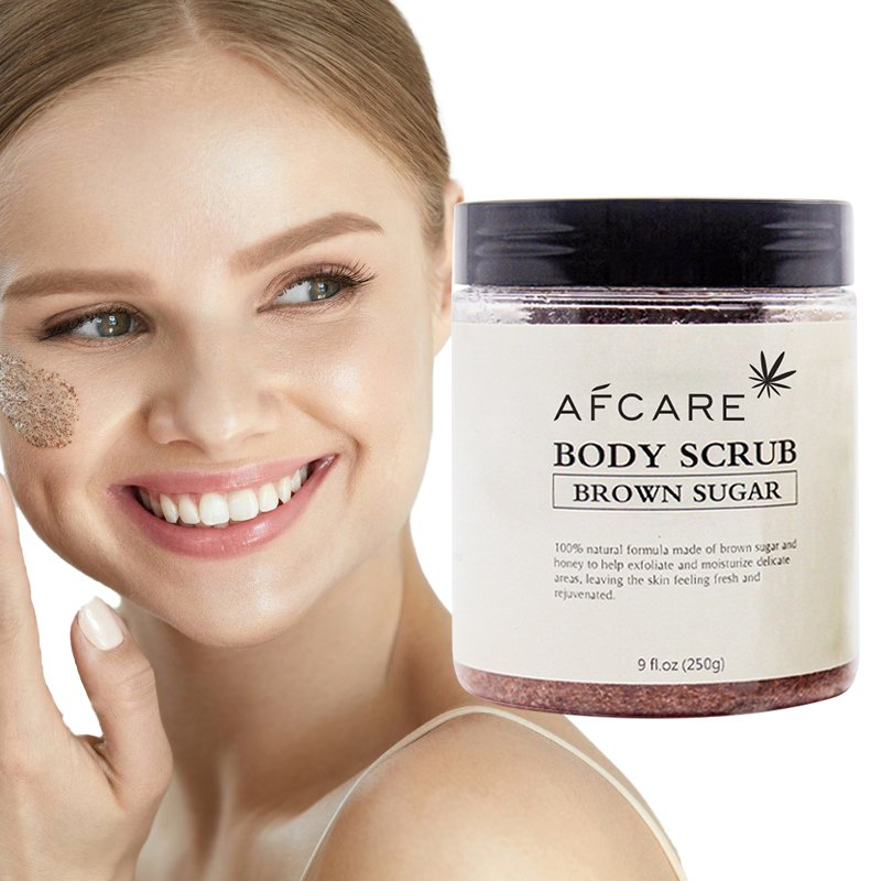 OEM/ODM Private Label Dead Sea Salt Coconut Rose Exfoliating Sugar Body Scrub