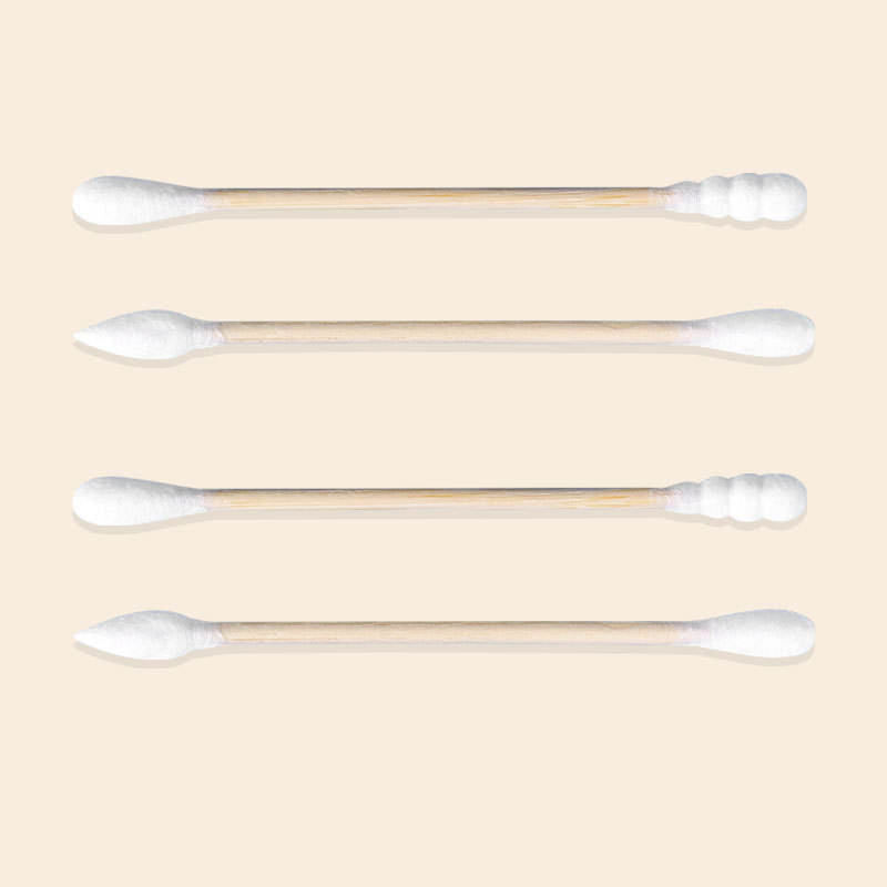 500-Piece Combo Pack of Disposable Cotton Swabs in a Cloud-Shaped Box.