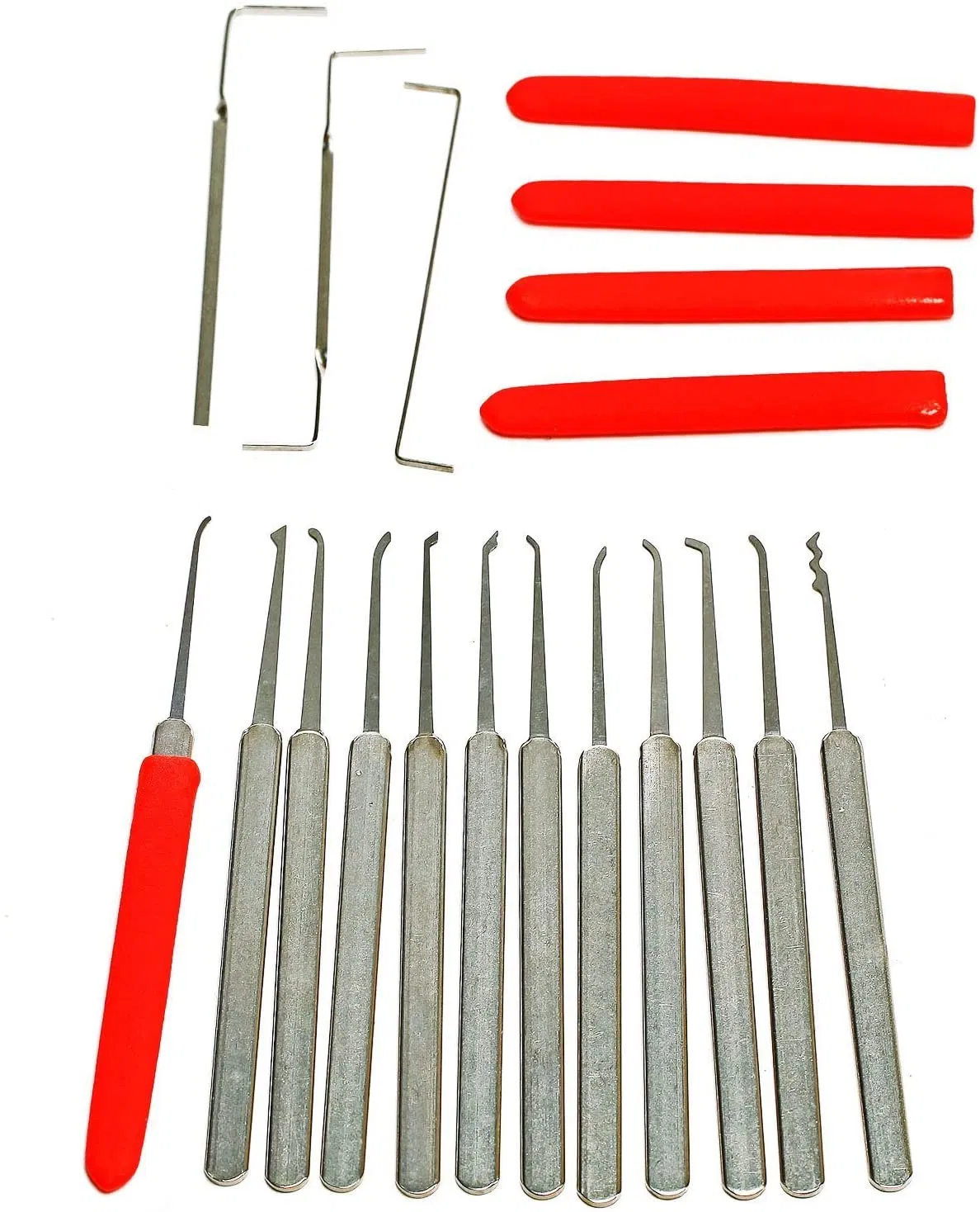 Hot Sale 15PCS Stainless Steel Lock Pick Set, Locksmith Tools (YH9273)