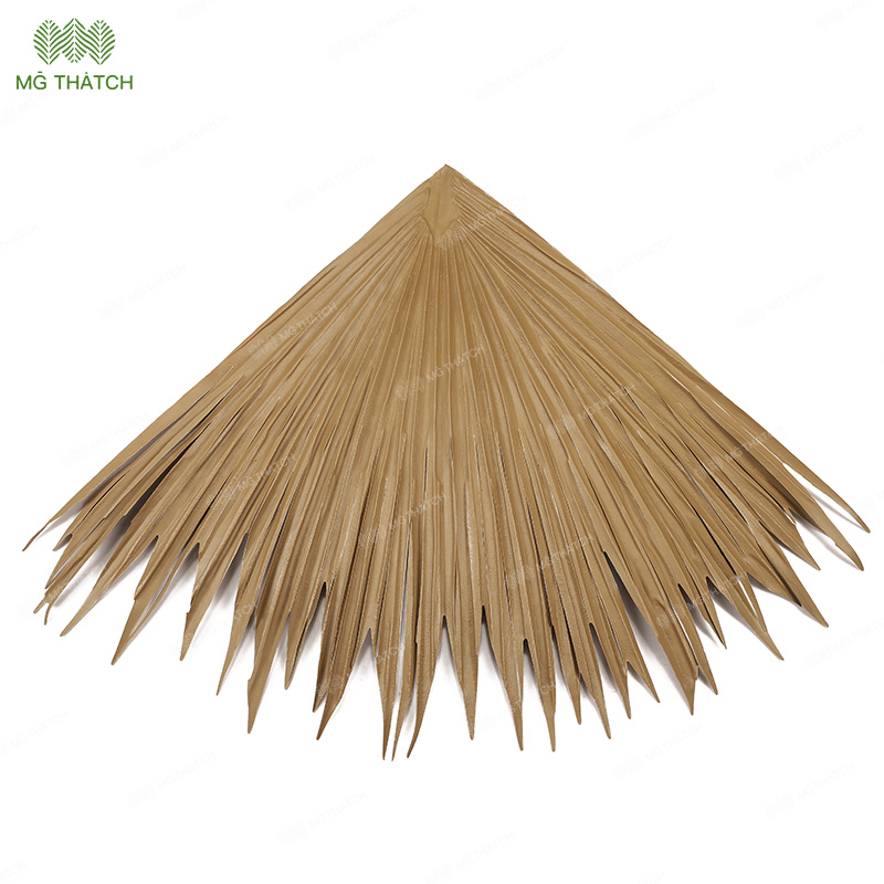 Hip Design Palm Thatch Synthetic Artificial Thatched Roof