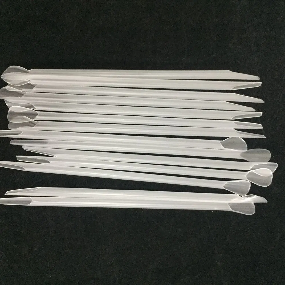 8" Super Jumbo Clear Wrapped Spoon Straws for Milkshakes, Shaved Ice, Kid's Parties
