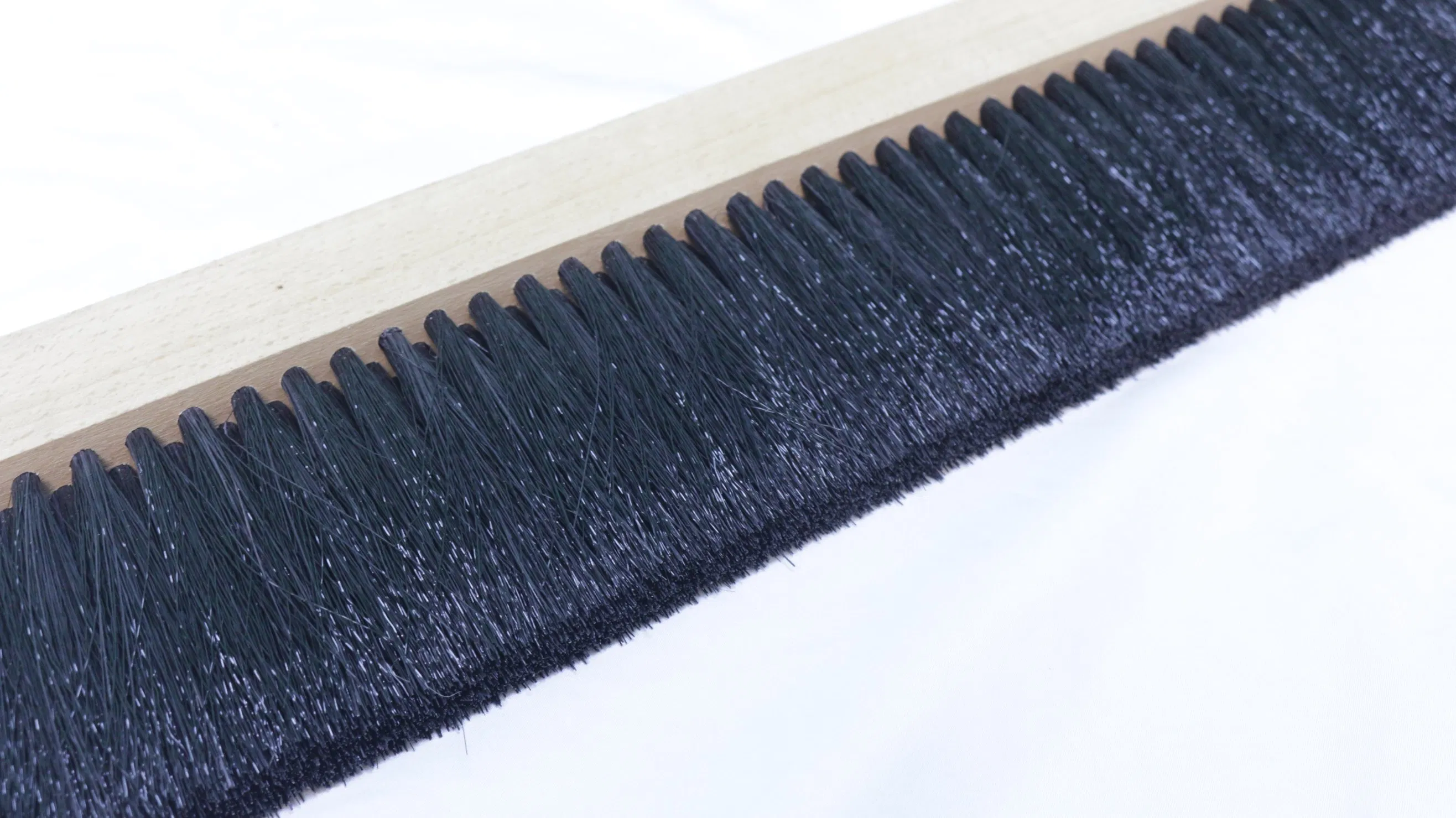 24/36 Inch Wood Backed Concrete Broom, Nylon Bristles