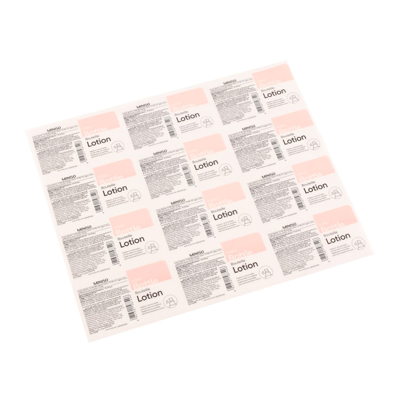 Custom Printing Foil Film/Paper Self Adhesive Label for Hose Cosmetics Packaging