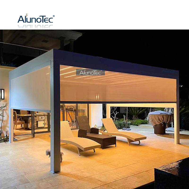 Bioclimatic Sunshade Louvers Pergolas Patio Cover Gazebo Louvred Roof Canopy Garden Carport Gazebos Aluminium Pergola