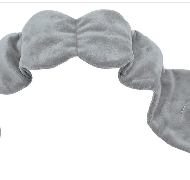 Patented Light Blocking Design for Sleeping, Travel & Relaxation Bead Filled, Machine Washable, Eye Pillow Pressure Sleep Mask Eye Mask