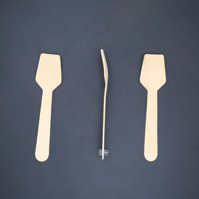 Dessert Wood Spoon Disposable Wooden Cutlery for Party Cake