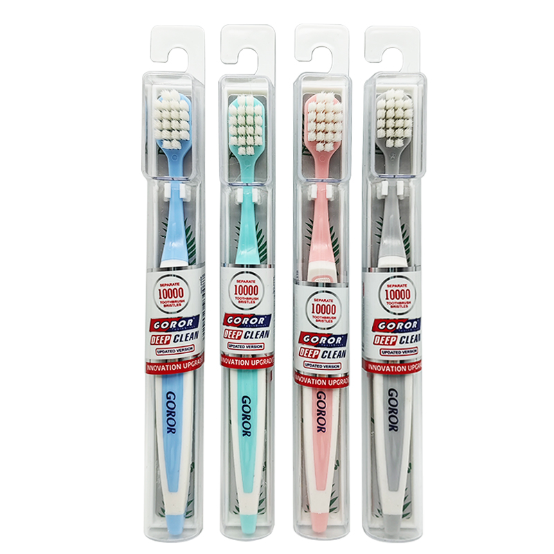 Colorful Manual Toothbrushes Adults Custom Private Personalized Toothbrush