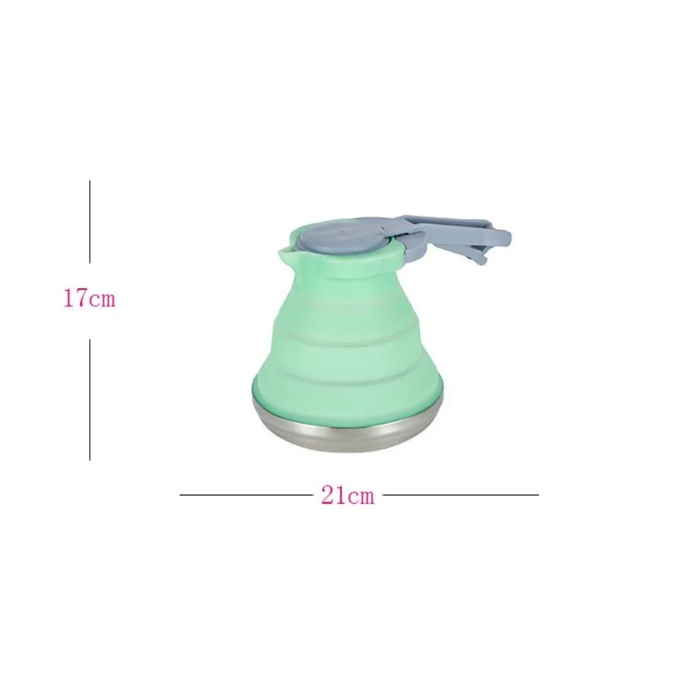 Hiking Camping and Indoor Foldable Silicone Kettle Boiled Water Ideal Wbb20011