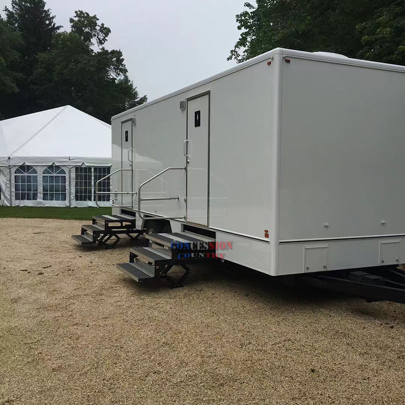 Custom Modern Mobile Restroom Trailer Outdoor Bathroom Luxury Portable Toilet Price