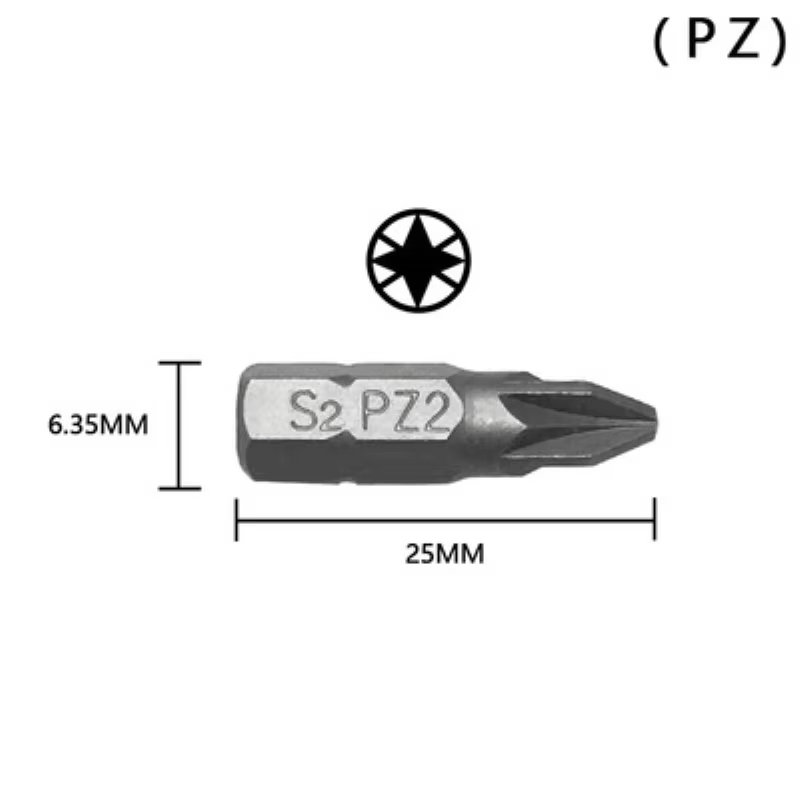 Premium Hexagon Phillips and Slotted Insert Bits for Precision