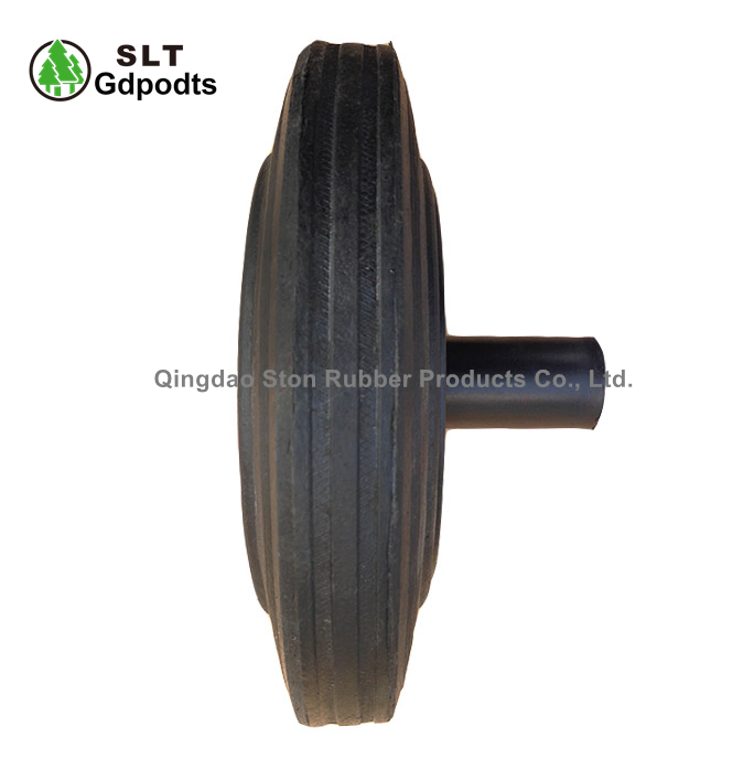 8 Inch Trash Can Wheels Flat Free Heavy Duty Wheels
