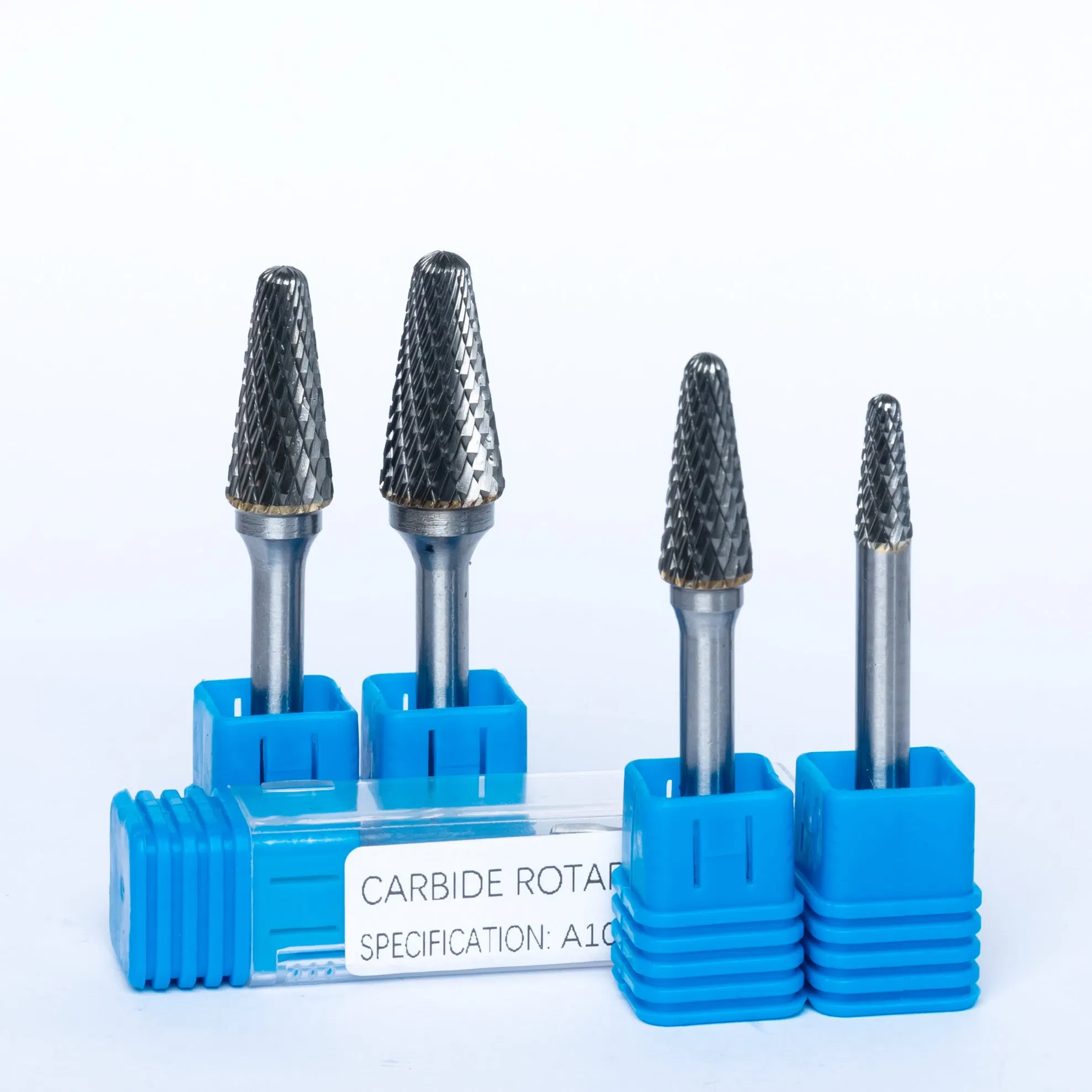 Low-Vibration Carbide Rotary Burr File for Furniture Making with Balanced Design
