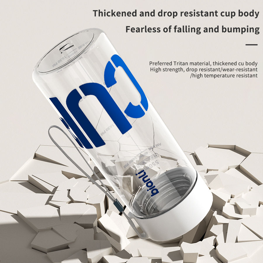 Спортивная бутылка Tritan 1000 мл, без BPA, с крышкой One-Click