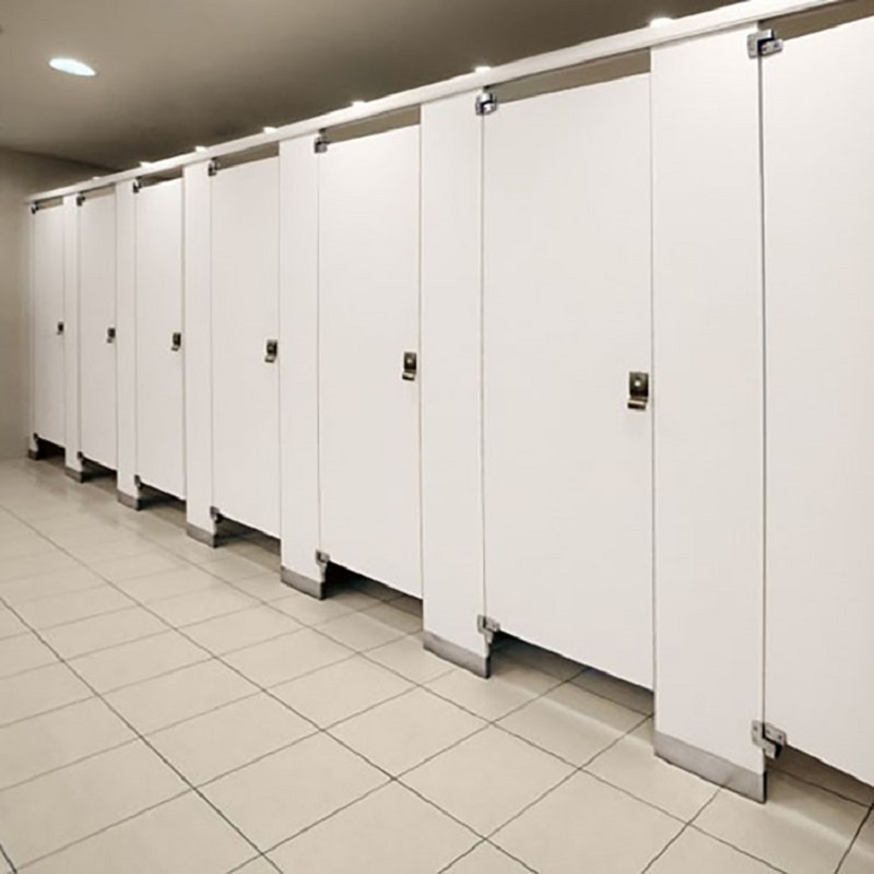 Public Area Toilet Partition Cubicle Separated Toilet System HPL Sanitary
