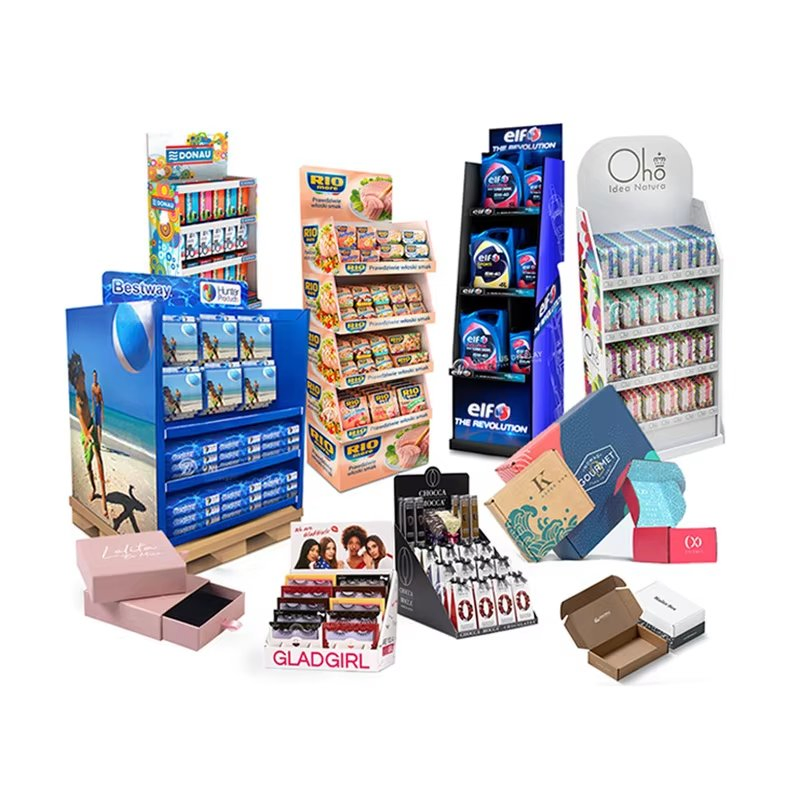 Factory Direct Sales Custom Sturdy Cardboard Display Racks