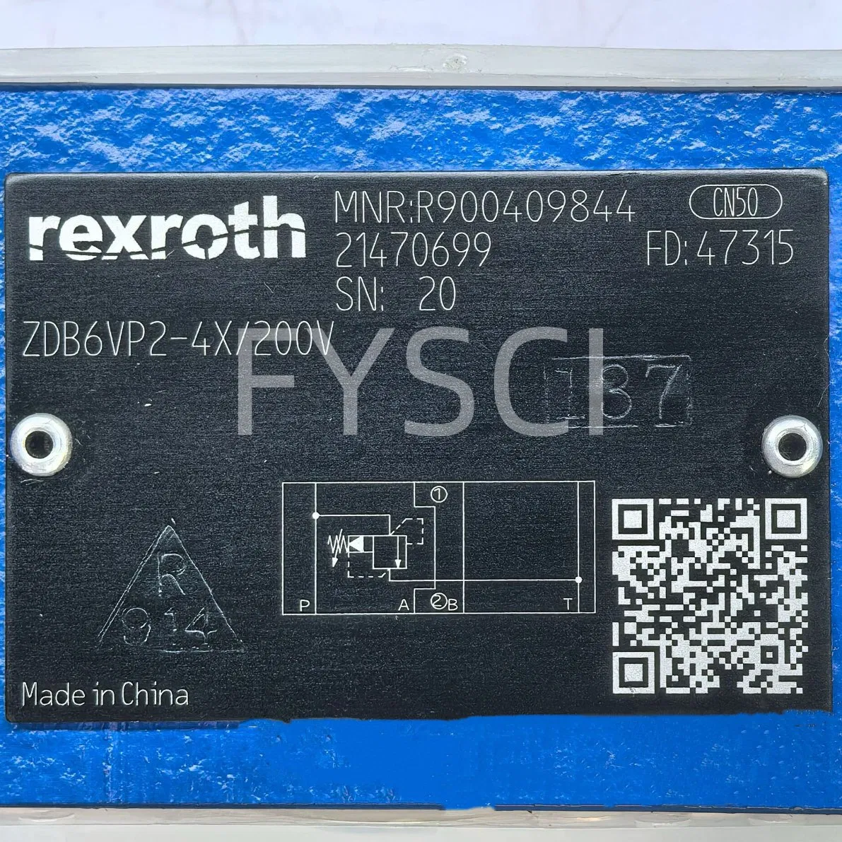 Гидравлический клапан Rexroth R900409844 ZDB 6 VP2-4X/200V