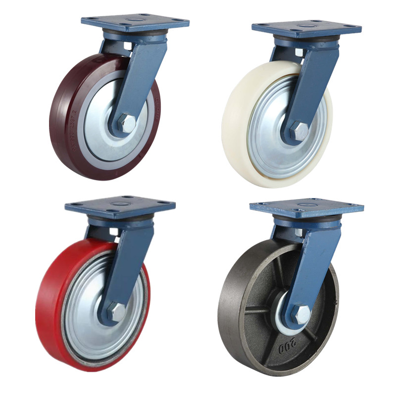 Big Load Capacity Service Trolley Castors Wheels Swivel Rotationary Casters 150mmx50mm