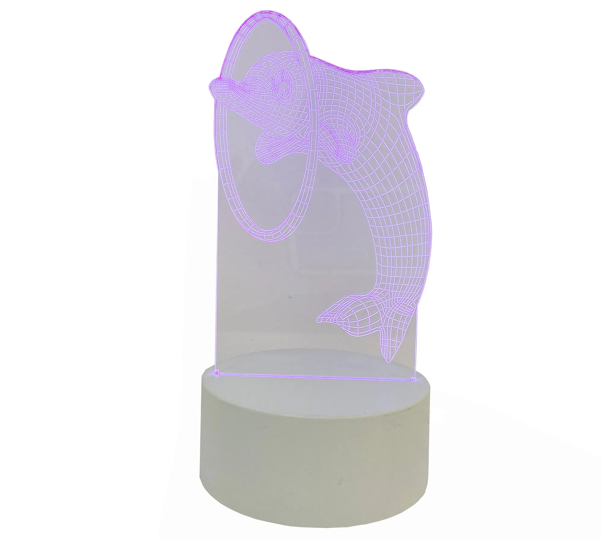 Christmas Decoration Elk Acrylic Lighting Acrylic Display Table Stand