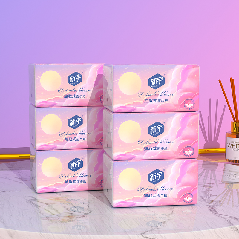 Eco-Friendly Facial Tissue Paper for Sensitive Skin Luxury Experience