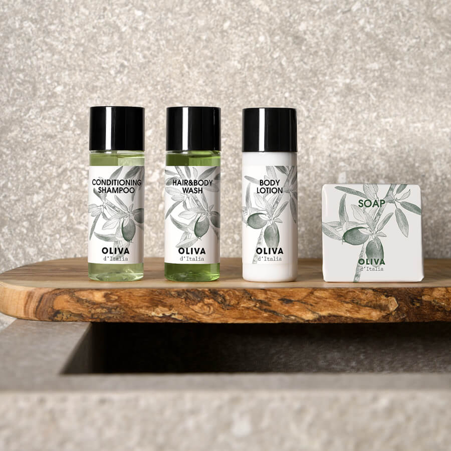 High-End Hotel Toiletries Set Portable Hotel Amenities Kit Small Hotel Bathroom Shampoo Shower Gel