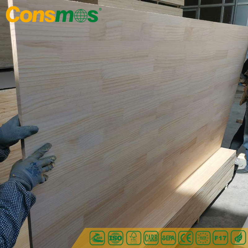 Building Material 1220X2440mm Solid Wood Panel Radiata Pine Finger Jointed Board for Furniture