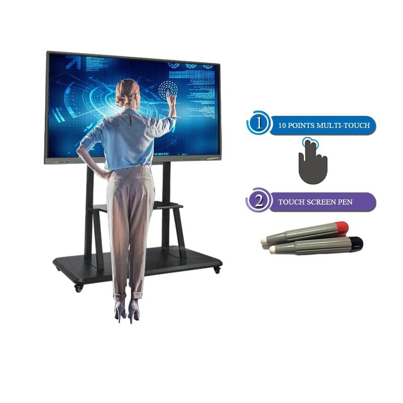 65 Inch 4K Touch Screen All-in-One PC for Educational Use