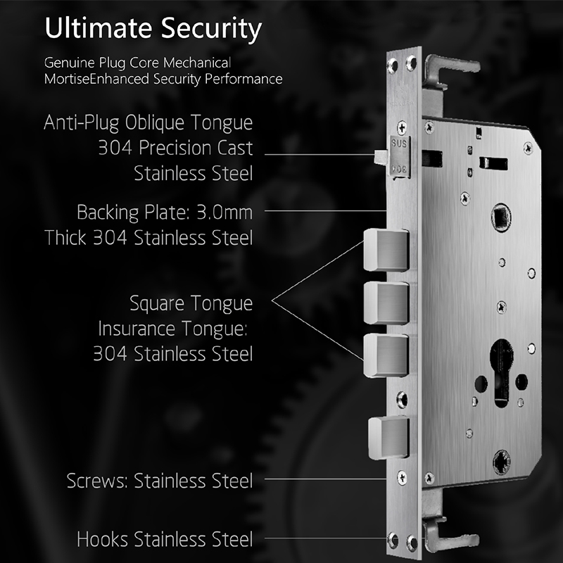 WiFi Digital Card Security Safe Electronic Lock Fingerprint Remote Control Smart Door Lock Hotel Door Lock Intelligent Door Lock
