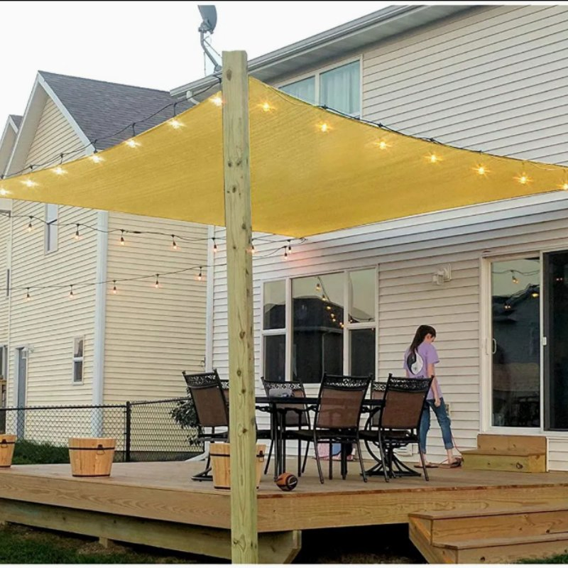 Stylish Outdoor Courtyard Sunshade Sail for Ultimate Shade
