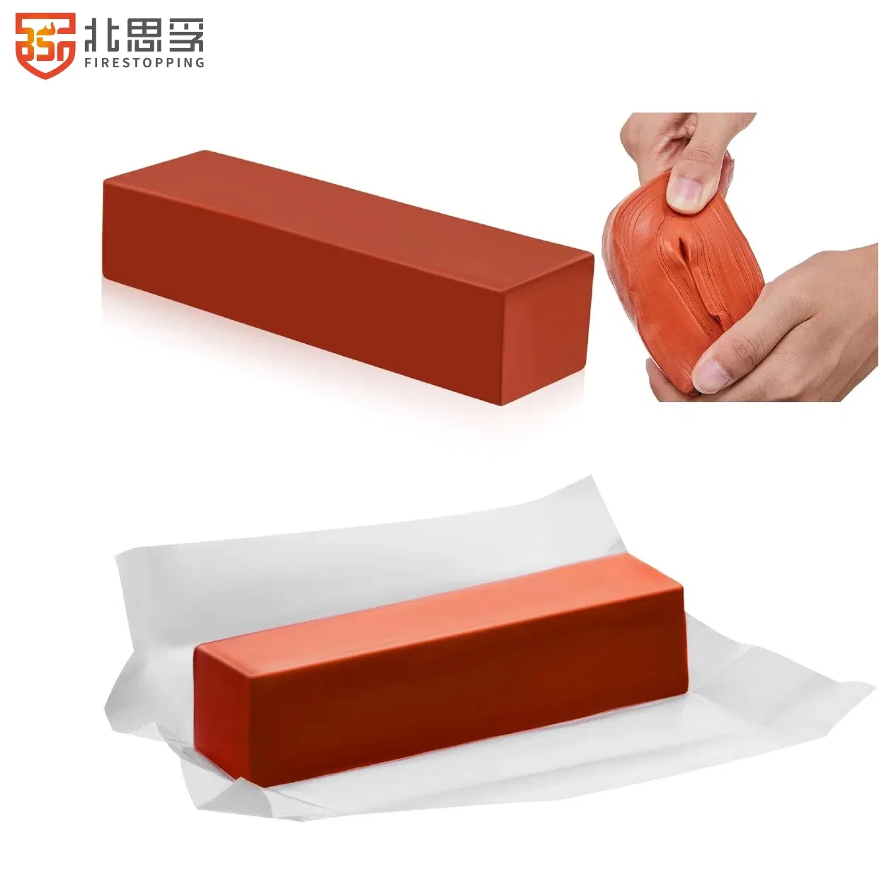 Factory Shapeable Firestop Putty for Wall Openings and Through Penetrations