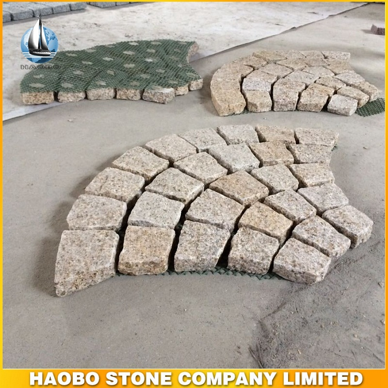 Natural Granite Cube Stone for Garden or Landscape Project