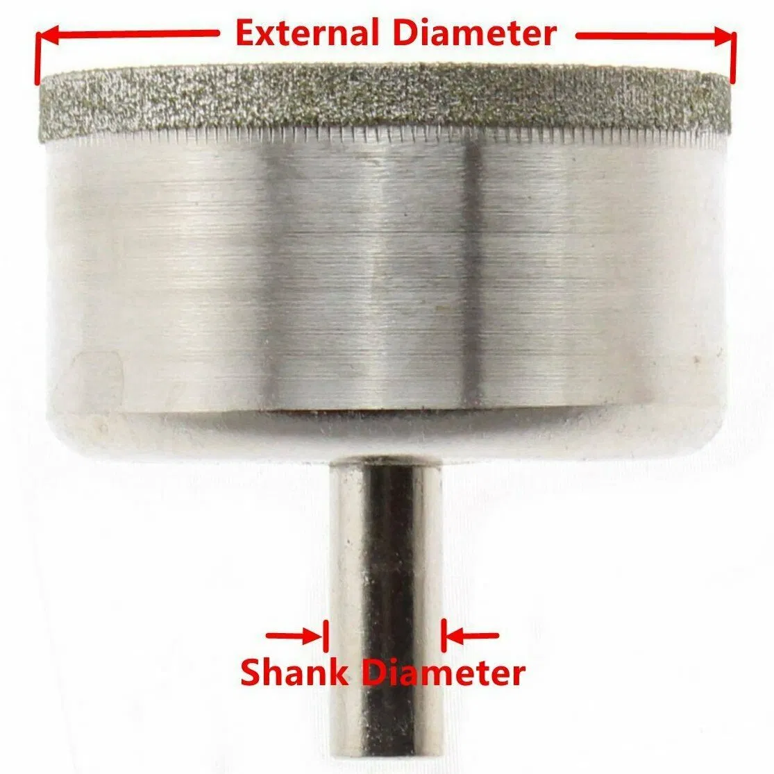 Алмазная коронка 60 мм для плитки, стекла, камня