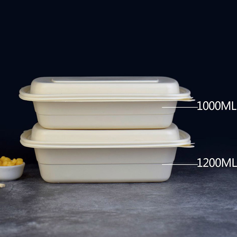 Biodegradable Takeaway Bagasse Clamshell Sugarcane Food Container Lunch Box Pfas Free