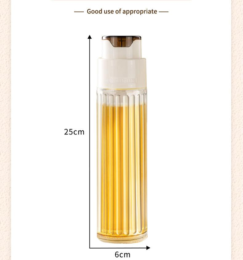 Kitchen Auto Flip Oil Dispenser 500ml Oil Bottle with Automatic Cap