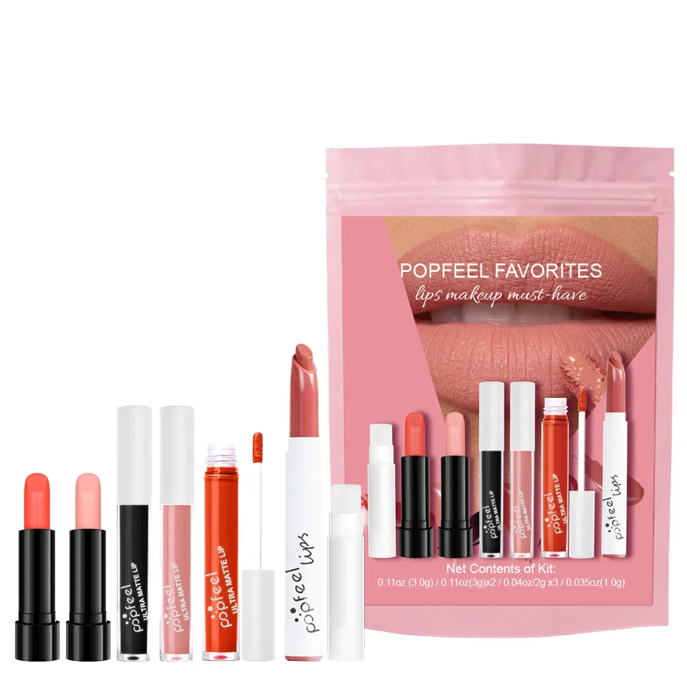 High-Quality Mineral Makeup Set for Eyes, Face, and Lips