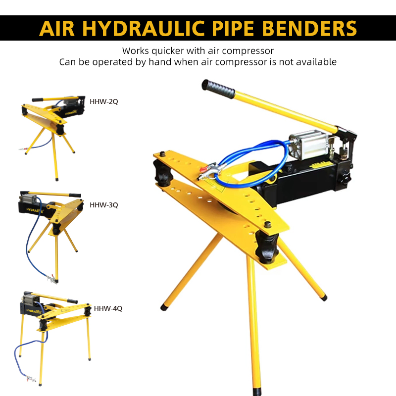 Пневмогидравлический трубогиб HHW-2Q/3Q/4Q