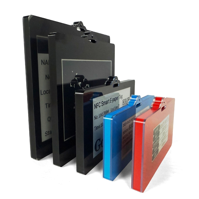 Battery-Less NFC Visual E-Ink EPD Display Tag Industrial Applications of NFC Visual E-Ink Labels Risk Control Critical Timing