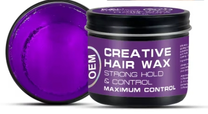 Water Based Private Label Hair Styling Product Pomade Braiding Gel Edge Control Strong Hold Hair Wax for Hair Men Women